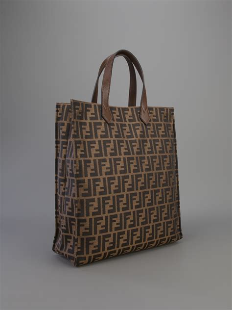 fendi zucca box bag|Fendi zucca shopper tote.